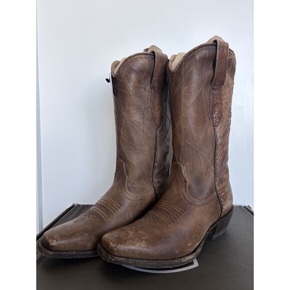 Ariat Men\'s Yellowstone Shepherd Western Boots Brown/Allegro - Size 8 EE (Wide) main image 6
